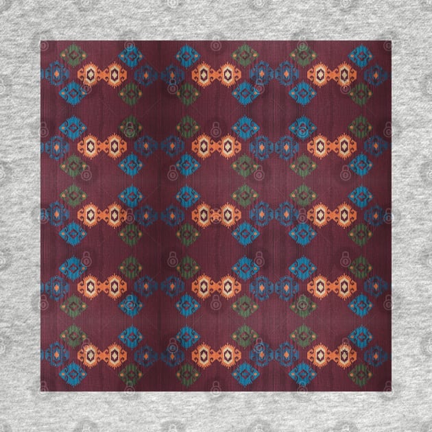 Navajo Kilim Aztec Digitized Woven Texture by justrachna